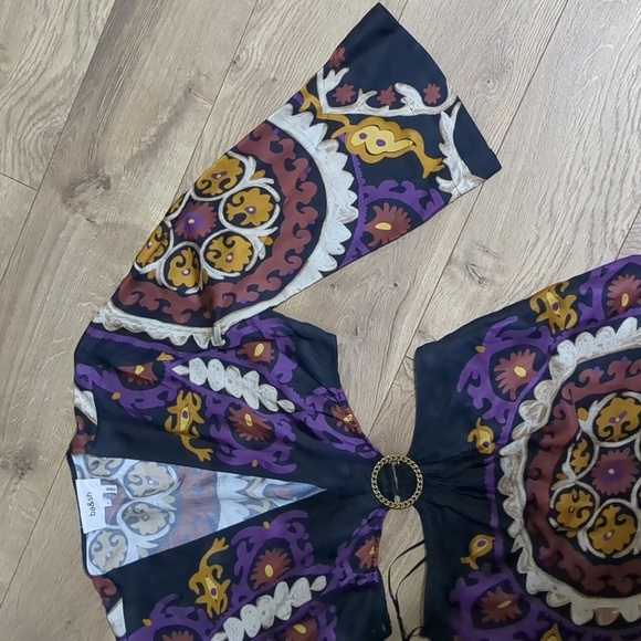 Ba&Sh robe falva floral cut out maxi dress  Size Small - Picture 7 of 16